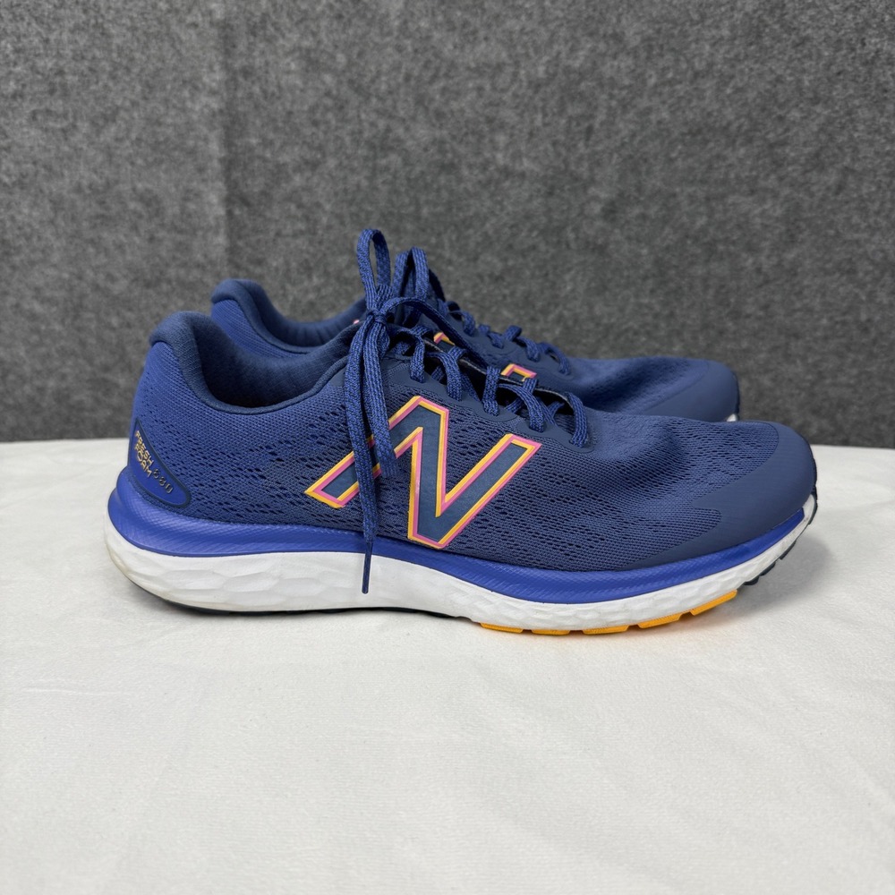 New‎ Balance Women's Fresh Foam 680v7 Running Shoes Navy Pink Sz 11 2E